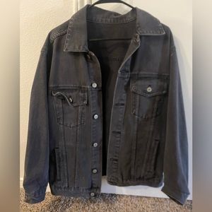 Dark washed denim jacket